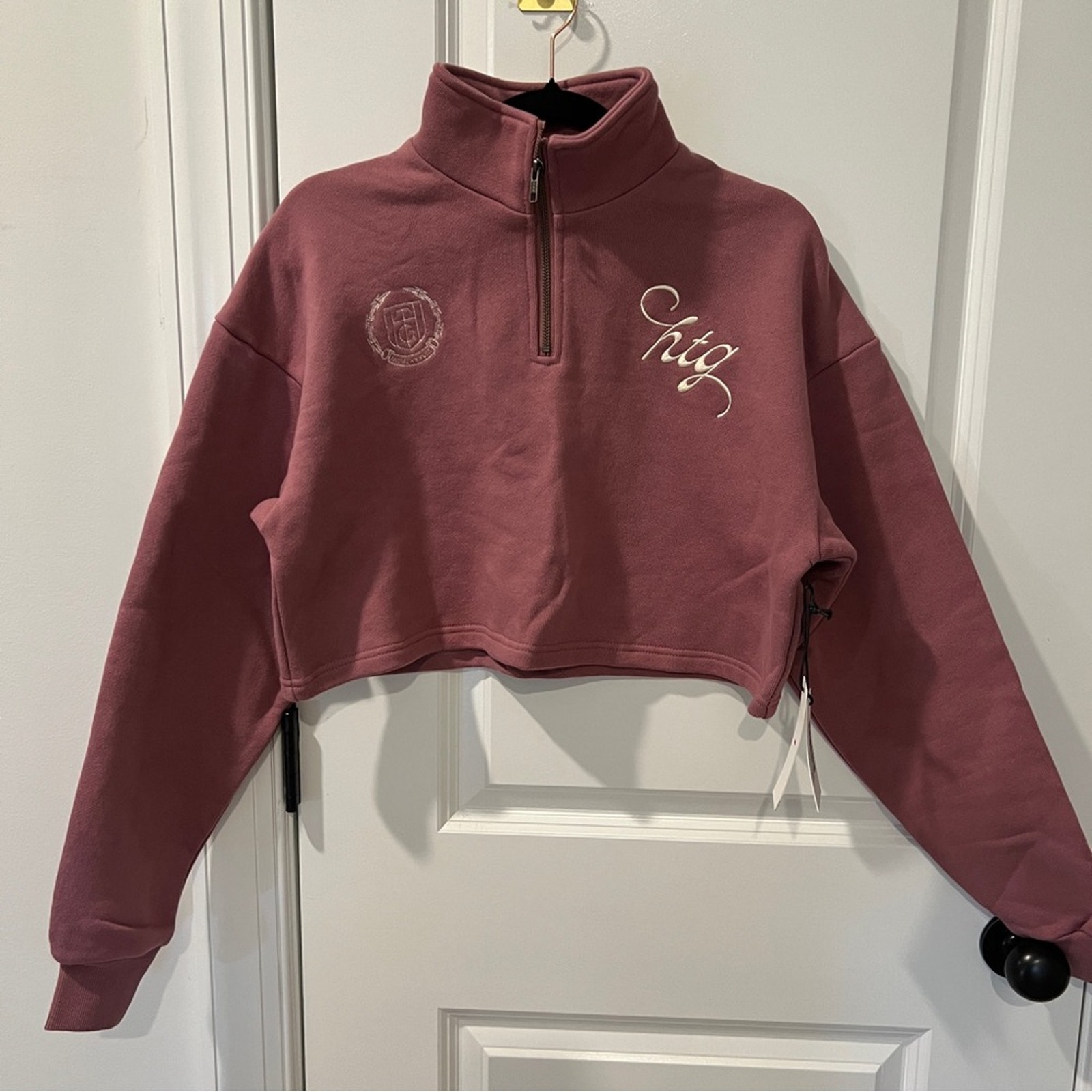 Nwt Revolve Honor The Gift Fleece Sweatshirt (Purple / Mauve) Xs S — image 2 of 7